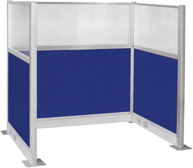 Versare Pre-Configured Hush Panel Electric Cubicle | Workstation Divider Walls by VERSARE