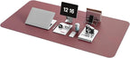 YSAGi Non-Slip Leather Desk Pad XL Size, Waterproof Laptop Computer Desk by YSAGi