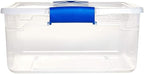 HOMZ 4-Pack 15.5 Quart Latching Lid, and Bathroom Organization - Image 9