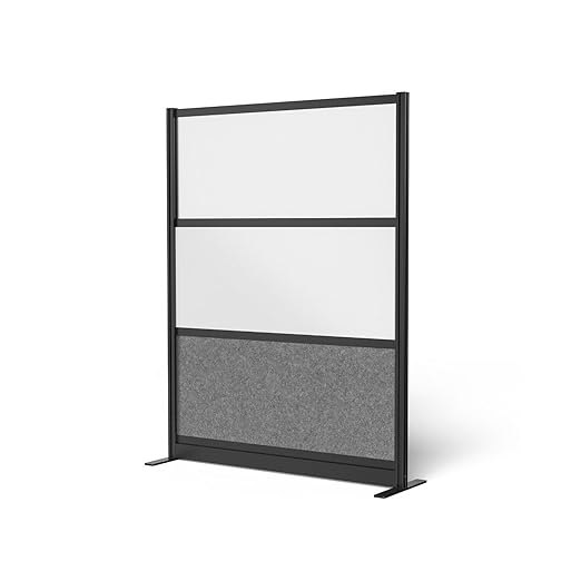 LUXOR MW-5370-FWCGWB Modular Wall Room Divider System by LuxorWorkspaces