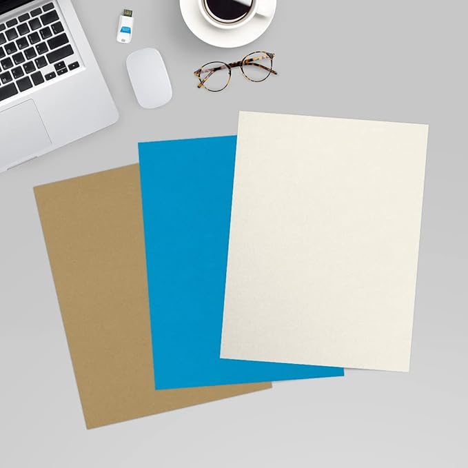 LUXPaper 8.5" x 11" Paper | Letter Size | Quartz Metallic | 80lb. Text | 50 Qty - Image 6