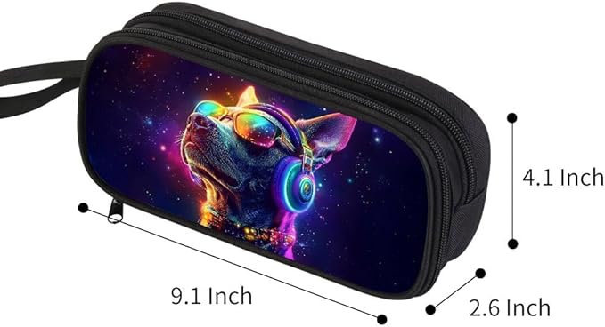 HiGaits Pencil Case for Boys, Durable Pen Box Dog - Image 2