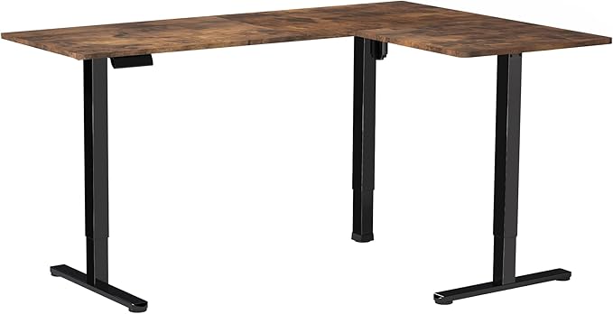 VIVO Electric Corner 63 x 47 inch L-Shaped Standing Desk, Memory Height - Image 9
