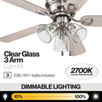 portage bay renton 42" ceiling fan with led, package contents