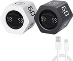 Productivity Timer Flip Gravity Sensor Cube Timer Countdown & Countup, Mute &