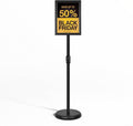 adjustable sign stand for display, pedestal floor signage, main product view