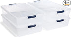 Rubbermaid Cleverstore 42 Quart Stackable Plastic Storage Bin by Rubbermaid