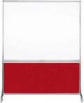 DivideWrite Mobile Whiteboard | Double Sided Dry Erase Board | Portable Office by VERSARE