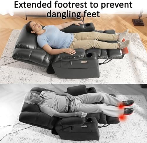 MCombo 3 Motor Lay Flat Power Lift Recliner for Elderly, Medium-Wide, R7524