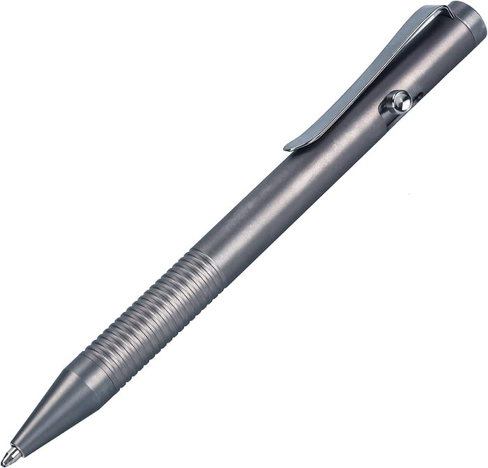 SMOOTHERPRO Titanium Bolt Action Pen Compatible with Parker Refill