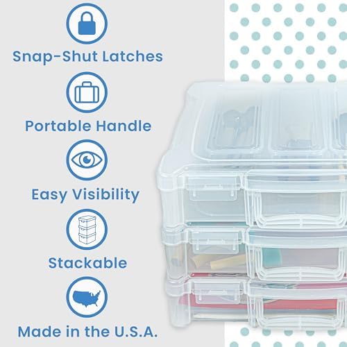 artbin 12 x 12 craft organizer with handle, side view
