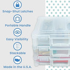 artbin 12 x 12 craft organizer with handle, side view