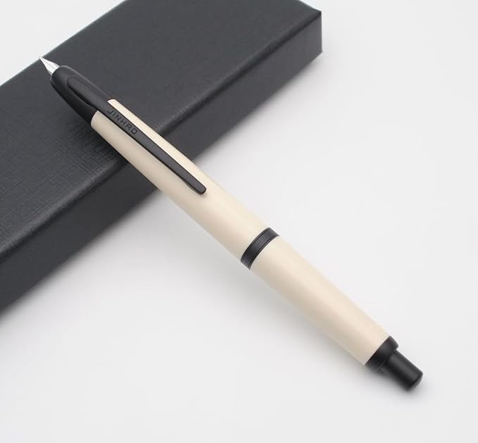 JINHAO 20 Press Fountain Pen, Retractable Capless Resin Pen - Image 3