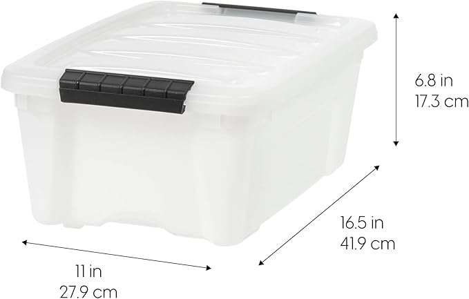 IRIS USA 13 QT Plastic Storage Box - Image 2