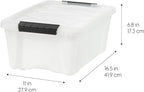 IRIS USA 13 QT Plastic Storage Box - Image 2
