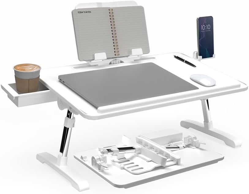 Limitless TotalDesk Portable Workstation and Lap Desk with Adjustable Height ...