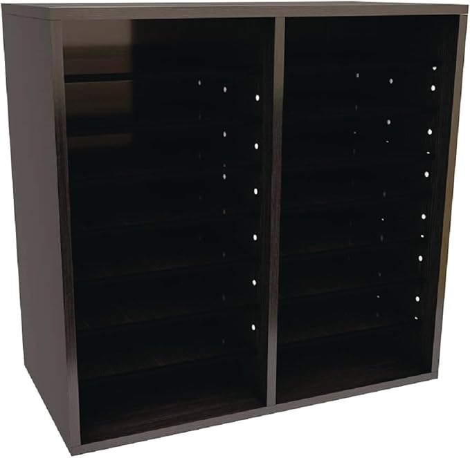 AdirOffice Wooden Adjustable organizerserature Organizer, 16 Compartment Office by AdirOffice