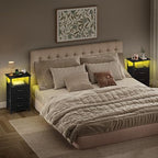vagusicc night stand set 2 with charging station on a desk or shelf