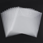10PCS Large Stamp & Dies Storage Pockets Transparent Plastic Seal Bags Storage - Image 2