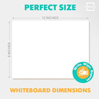 Scribbledo Small White Board Dry Erase Mini Whiteboard 9x12 Inch Small Dry - Image 3