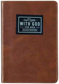 lajotiz One Minute With God: 365 Days Daily Prayer Book For Men | Daily Devotional and Prayer Journal Note Book Brown Faux Leather