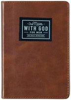 lajotiz One Minute With God: 365 Days Daily Prayer Book For Men | Daily Devotional and Prayer Journal Note Book Brown Faux Leather