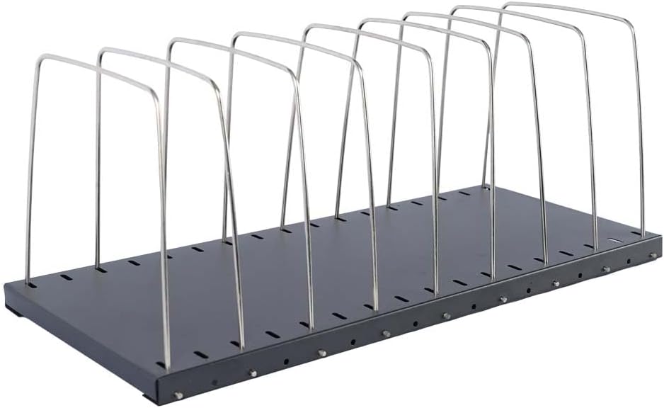mmf industries steelmaster adjustable desk file organizer rack, main product view
