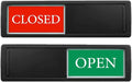 Open Closed Sign for Business Door, Open Signs privacy Slide Door Sign by SXKRHW