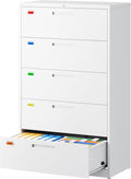 PEUKC 5 Drawer File Cabinet, Lateral Filing Cabinets by PEUKC