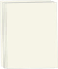50 Sheets Cream Cardstock 8.5 x 11, Creebe 65lb Off White Card Stock Ivory by Unknown