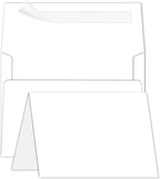 Goefun Blank Note Cards and Envelopes 5 x 7 Folded Cardstock and A7 Envelopes by Goefun