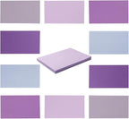 50 Sheets Small Colored Cardstock Paper 5 Colors Blank Flash Cards, 250 GSM by Topeen