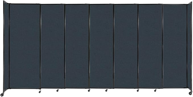 Versare Straightwall Sliding Portable Wall Partition | Freestanding Office by VERSARE