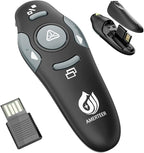 AMERTEER Presentation Clicker Wireless Presenter Remote Clicker by AMERTEER