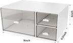 Desk Organizer Stackable Storage Drawers - Image 3