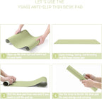 YSAGi Non-Slip Leather Desk Pad, Waterproof Laptop Computer Desk Keyboard Mat - Image 7