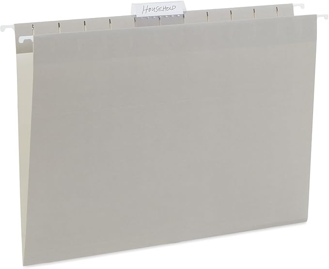 Blue Summit Supplies 25 Jewel Tone Hanging File Folders Letter Size - Image 8