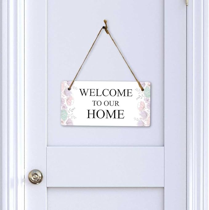 Signs ByLITA Spring Pastel Florals Personalized Hanging Wall or Door Sign | - Image 6
