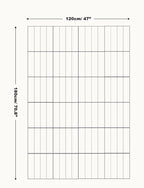 DECORITA Felt Bulletin Board Tiles | Modern Cork Board Alternative | Large Cork - Image 3