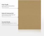 LUXPaper 8.5" x 11" Paper | Letter Size | Grocery Bag Brown | 70lb. Text | 250 - Image 8