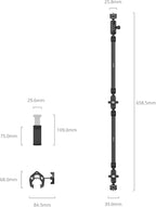 SmallRig 22.4" Magic Arm with Super Clamp, Overhead Phone Mount, Flexible Desk - Image 3