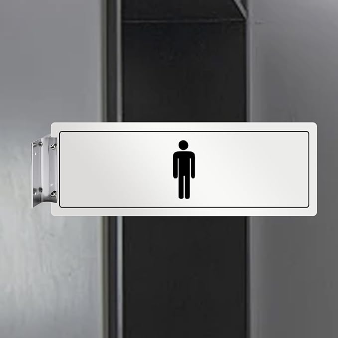 SINKAA Aluminum Corridor Sign Holder, 10 Pack Direct Sign Mount Bracket - Image 5