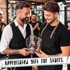 CroBlissful Hairdresser Gifts Acrylic Desk Decor Difference You Make Hairapist Gifts Barbershop Hair Salon Decor for Hair Stylist Cosmetology Women Men Birthday Plaque for Friend Hairdresser Barber