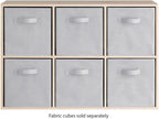 Whitmor 6 Cube Bookcase Storage Organizer, 3 Tier Stackable MDF Bookshelf - Image 3