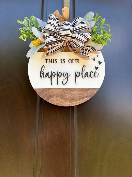 Wood front door sign Wood sign Home decor Welcome sign Sign - Image 2