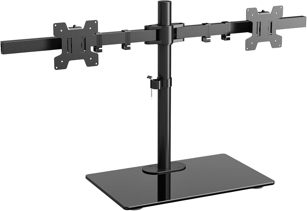 wali free standing dual monitor stand, height adjustable, main product view