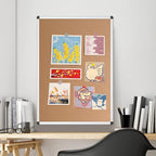 VIZ-PRO Cork Notice Board, 36 X 24 Inches - Image 7