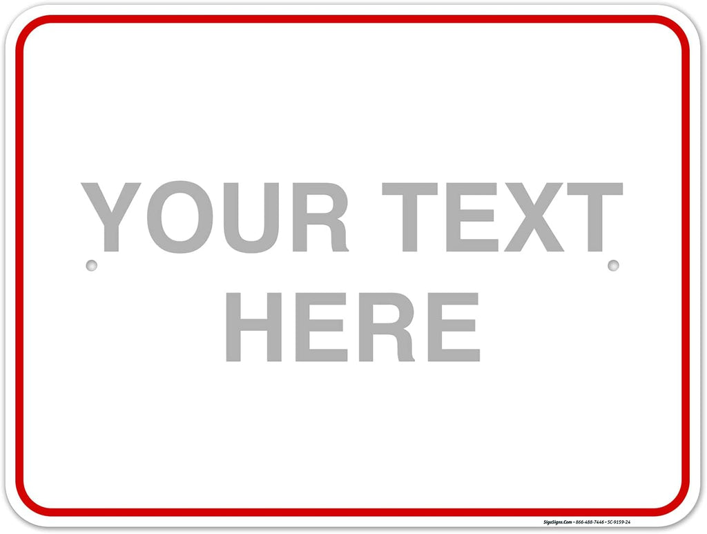 Custom Sign, Personalized Metal Signs, Customize