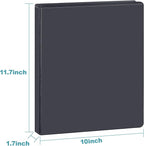 3 Ring Binder 1 Inch, ViVin Sturdy 1"-Slant D Ring Binder - Image 5