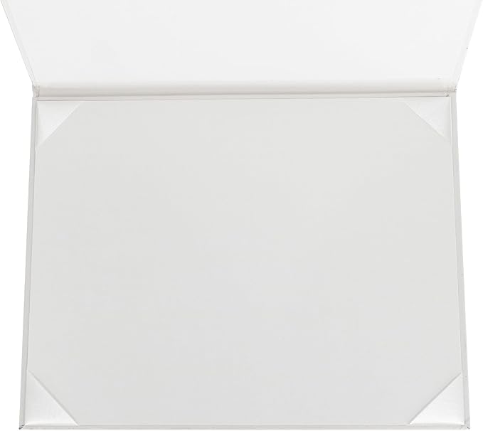 GraduationMall 8.5"x11" Smooth Padded Diploma Cover Certificate Holder White - Image 4